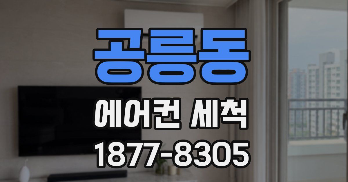 공릉동 에어컨 세척