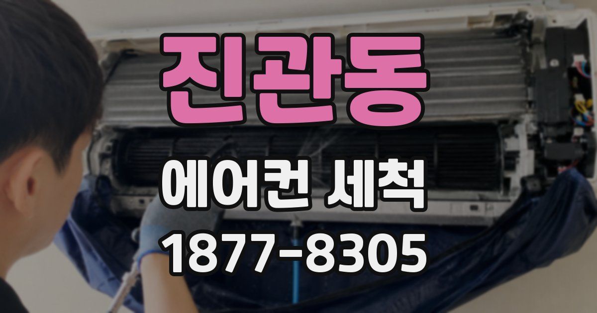 진관동 에어컨 세척
