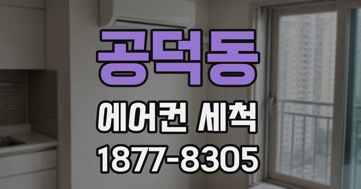 공덕동 에어컨 세척