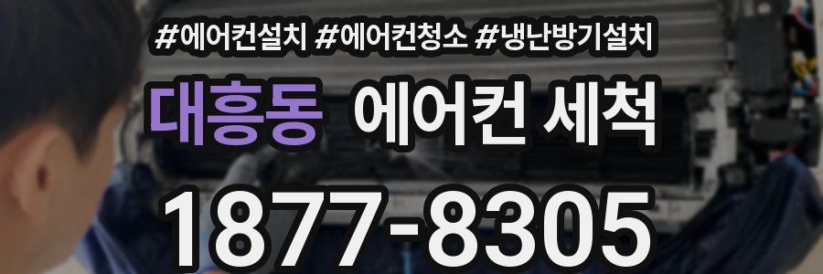 대흥동 에어컨 세척