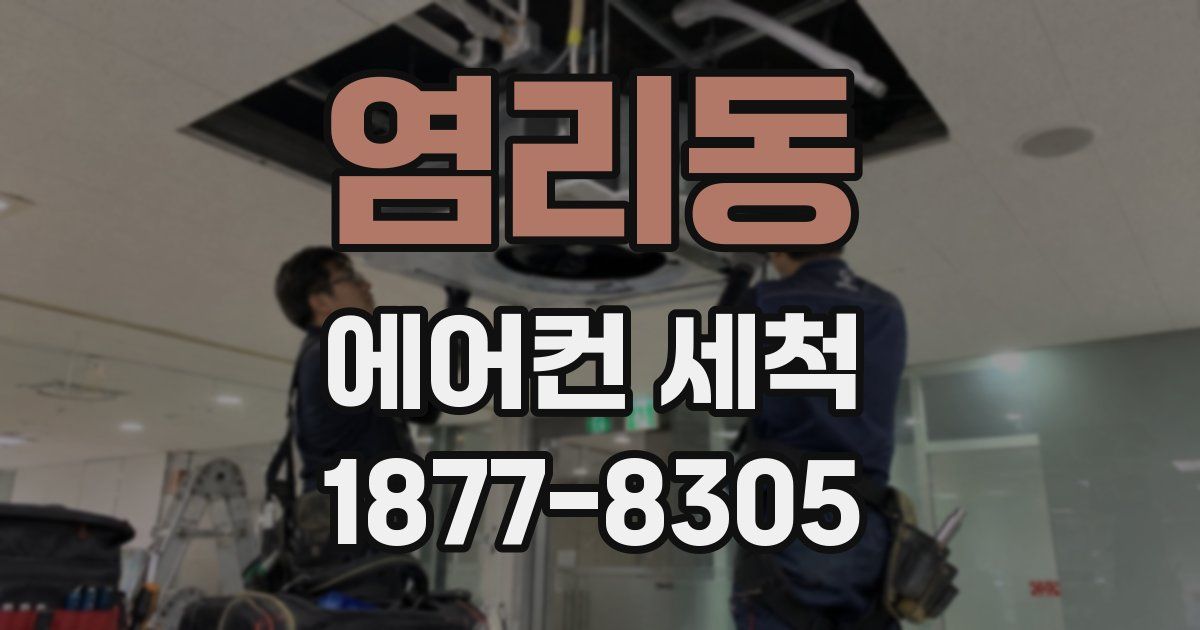 염리동 에어컨 세척