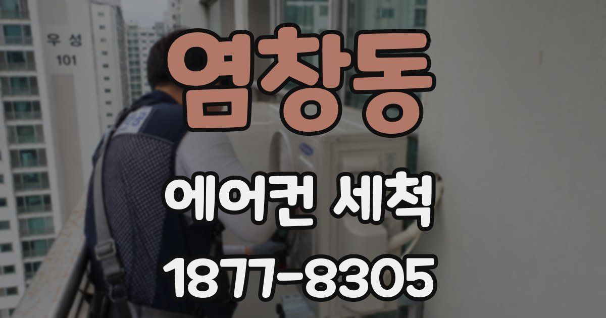 염창동 에어컨 세척
