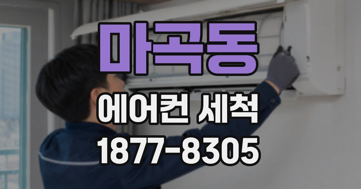 마곡동 에어컨 세척