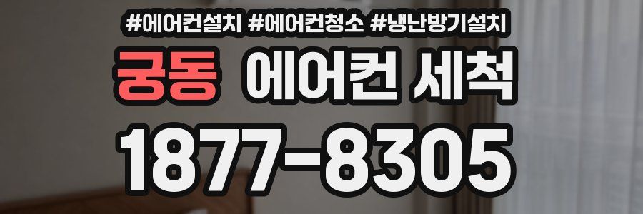 궁동 에어컨 세척