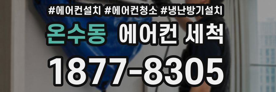 온수동 에어컨 세척