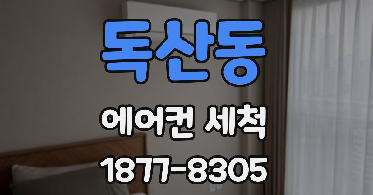 독산동 에어컨 세척