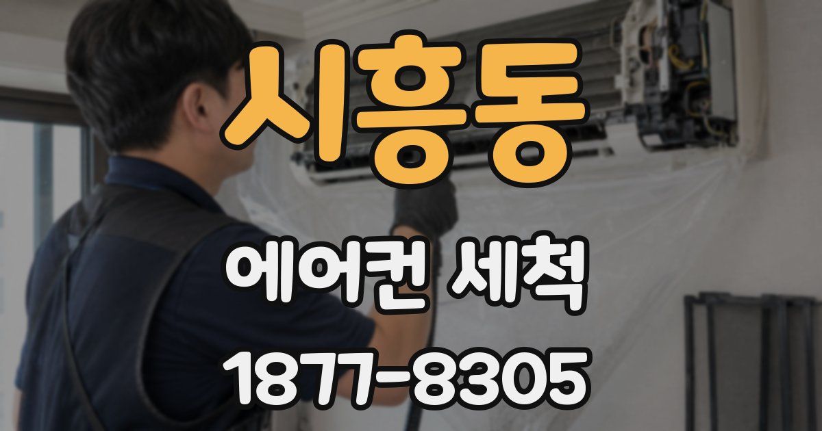시흥동 에어컨 세척