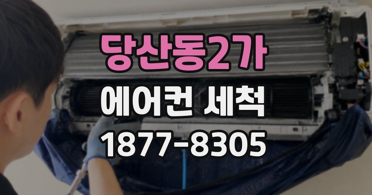 당산동2가 에어컨 세척