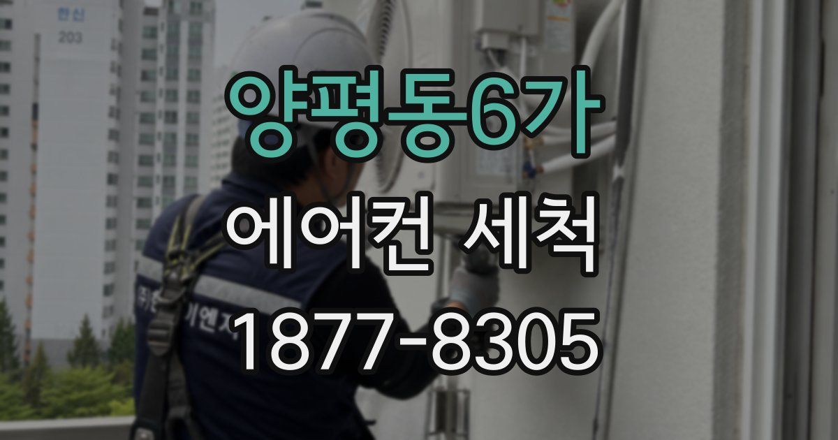 양평동6가 에어컨 세척
