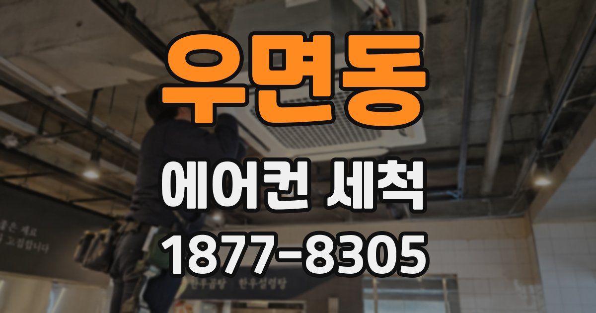우면동 에어컨 세척