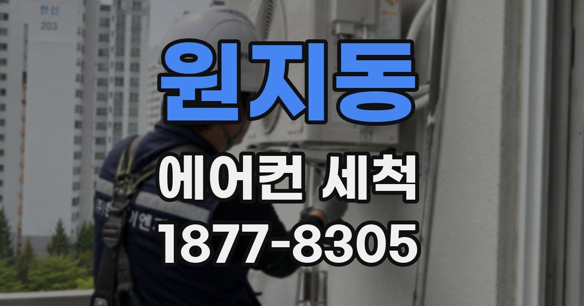 원지동 에어컨 세척