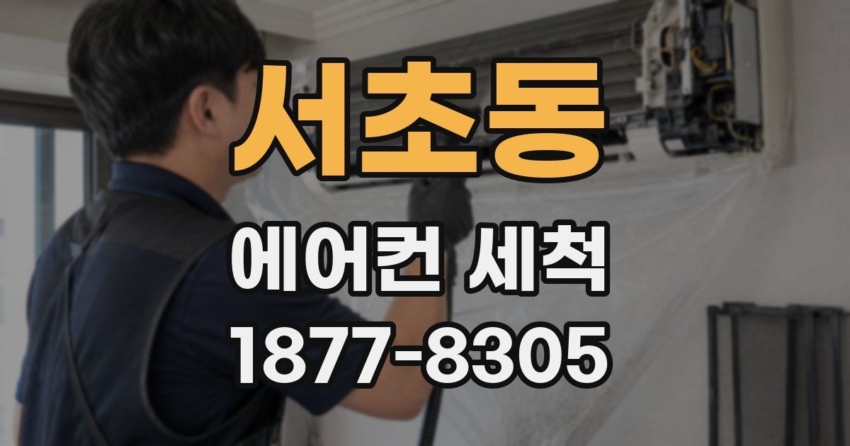 서초동 에어컨 세척