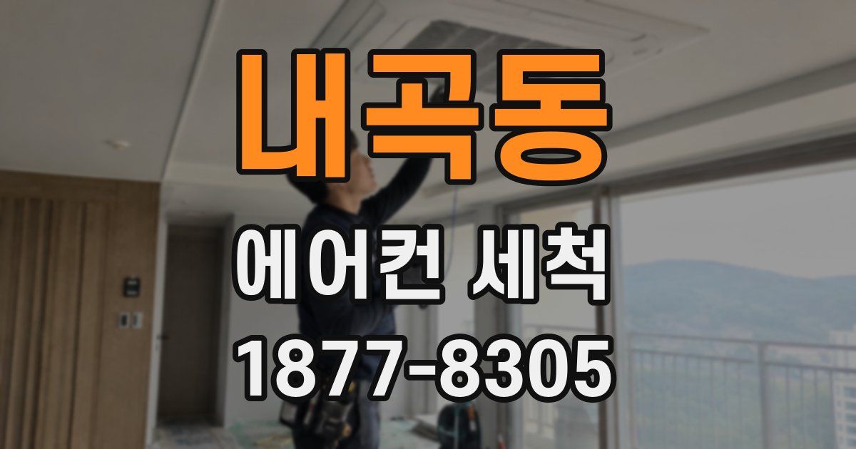 내곡동 에어컨 세척
