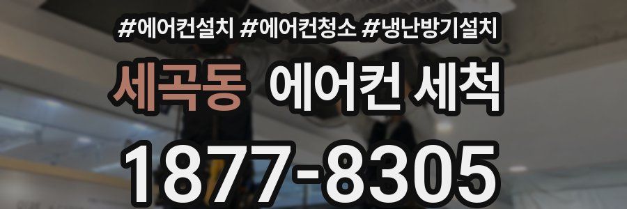 세곡동 에어컨 세척