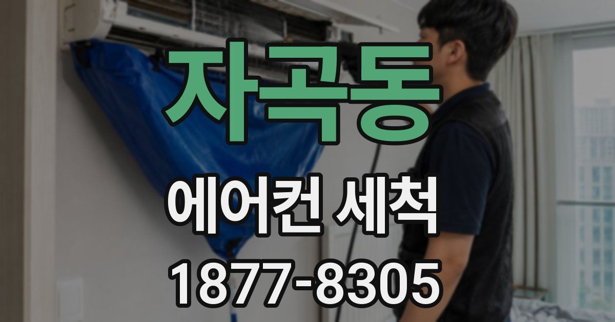자곡동 에어컨 세척