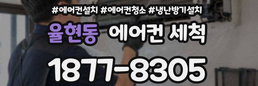 율현동 에어컨 세척
