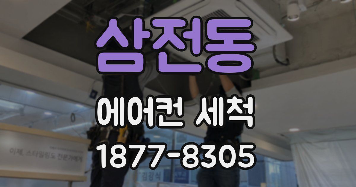 삼전동 에어컨 세척