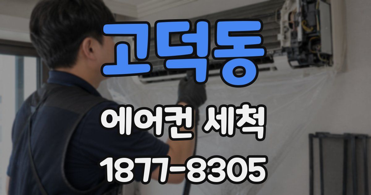 고덕동 에어컨 세척
