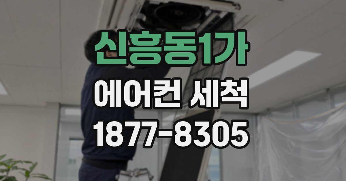 신흥동1가 에어컨 세척