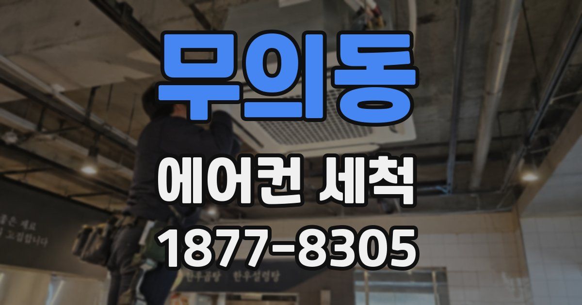 무의동 에어컨 세척