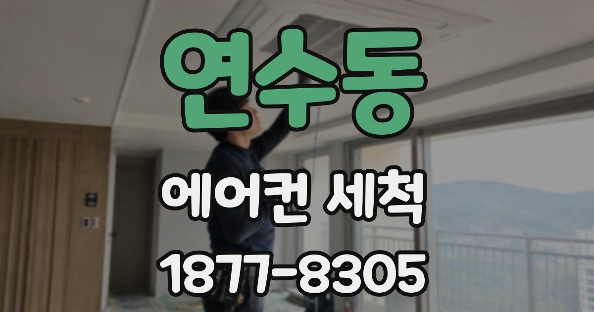 연수동 에어컨 세척