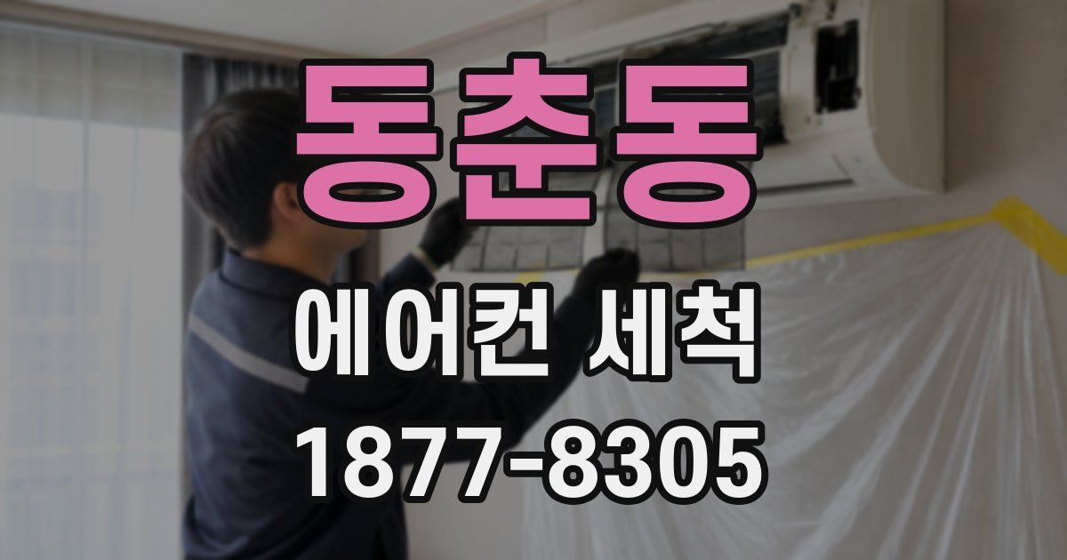 동춘동 에어컨 세척