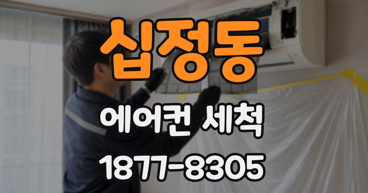 십정동 에어컨 세척