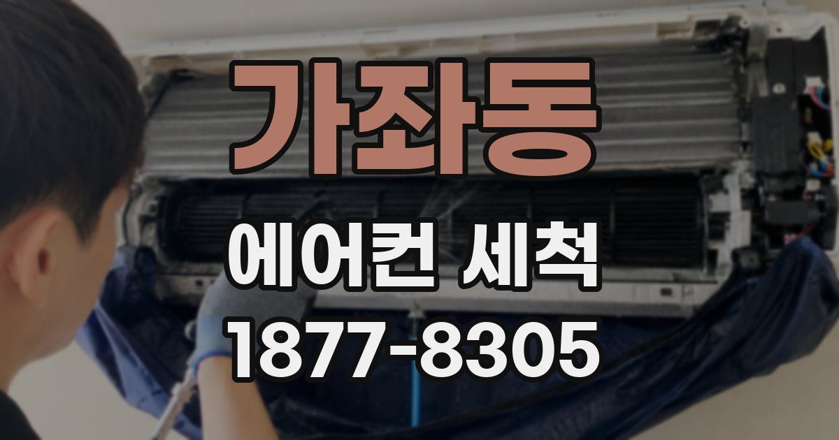 가좌동 에어컨 세척