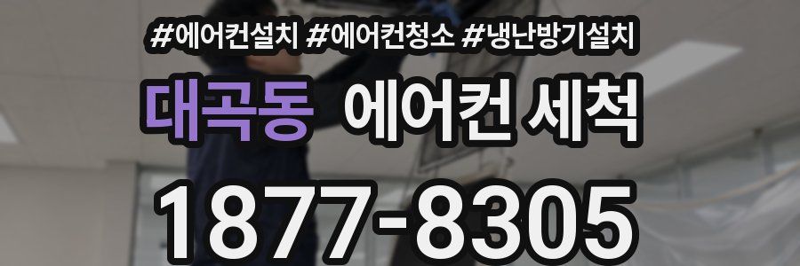 대곡동 에어컨 세척