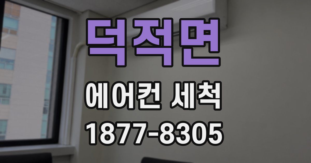 덕적면 에어컨 세척