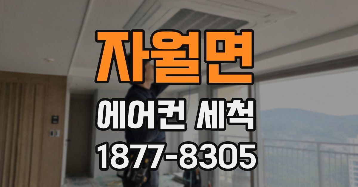 자월면 에어컨 세척