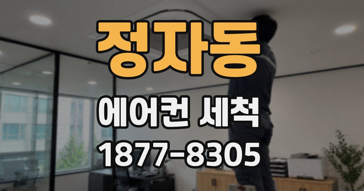 정자동 에어컨 세척