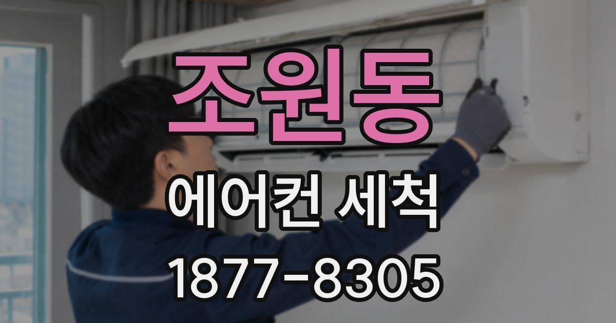 조원동 에어컨 세척