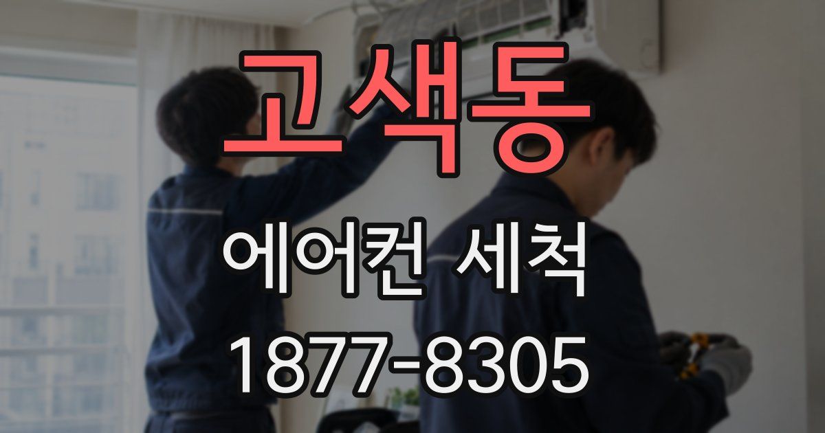 고색동 에어컨 세척