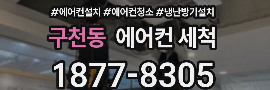 구천동 에어컨 세척