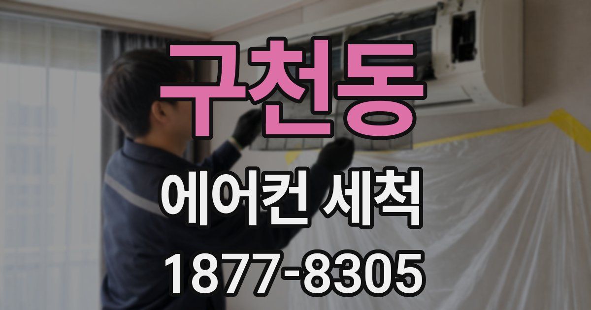 구천동 에어컨 세척