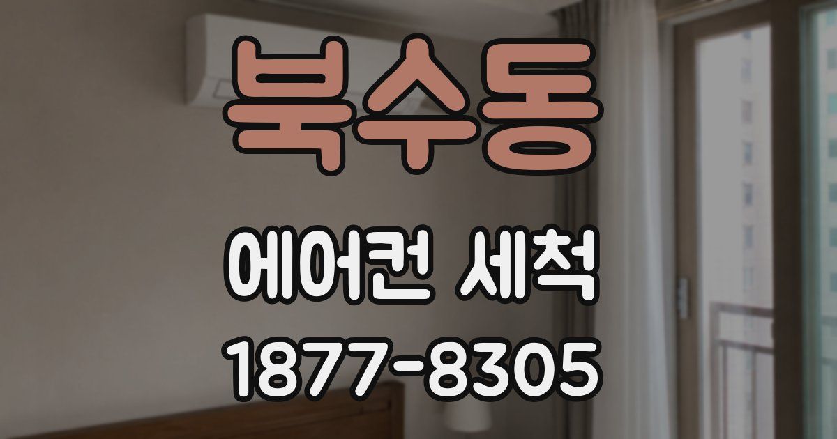 북수동 에어컨 세척