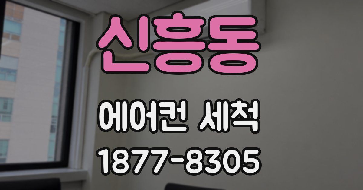 신흥동 에어컨 세척