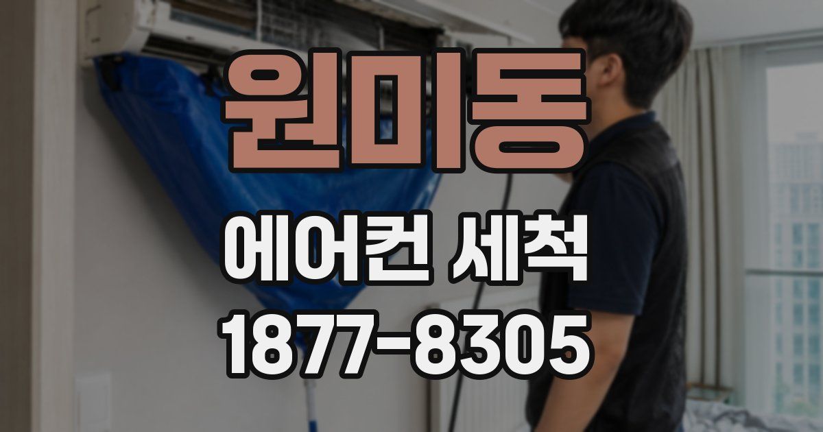 원미동 에어컨 세척