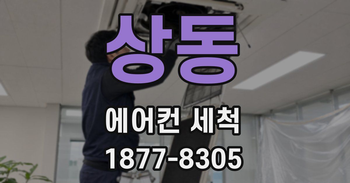 상동 에어컨 세척