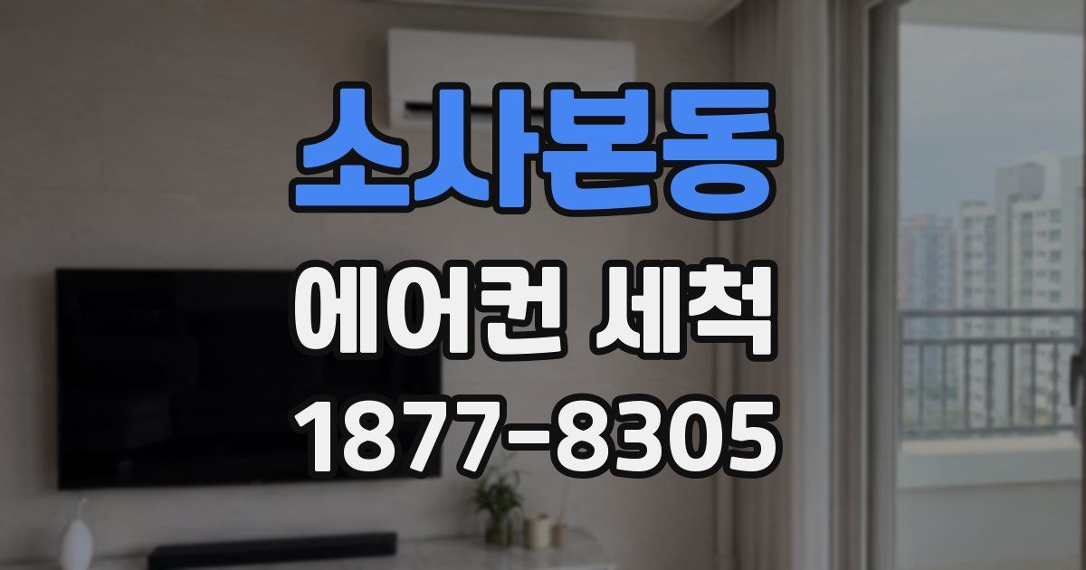 소사본동 에어컨 세척