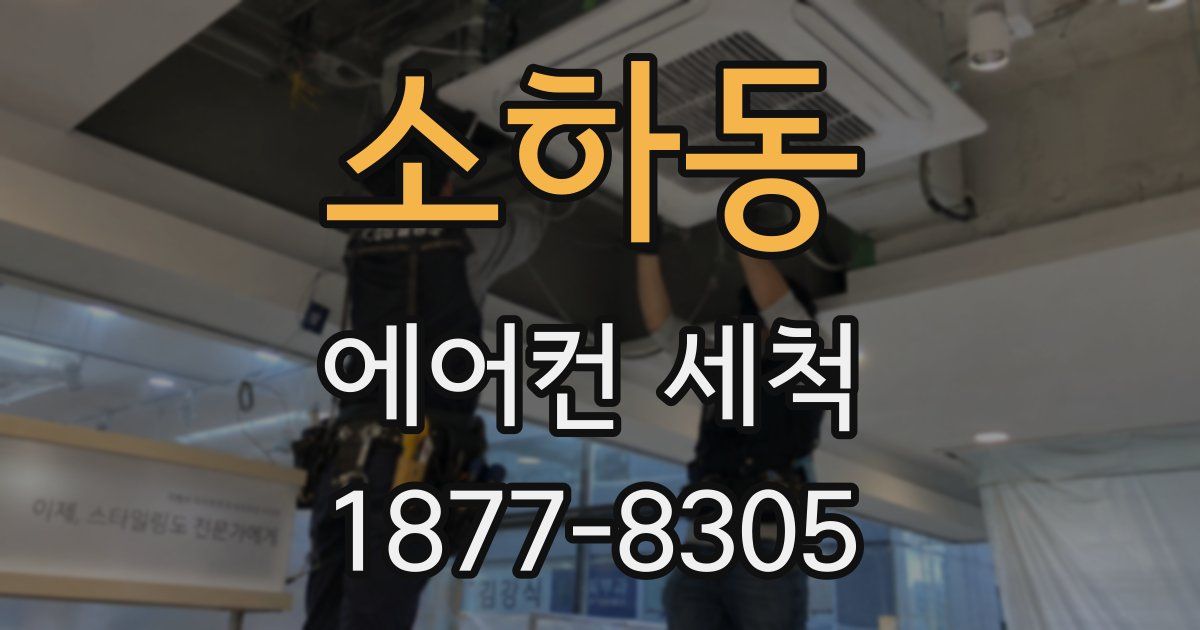 소하동 에어컨 세척