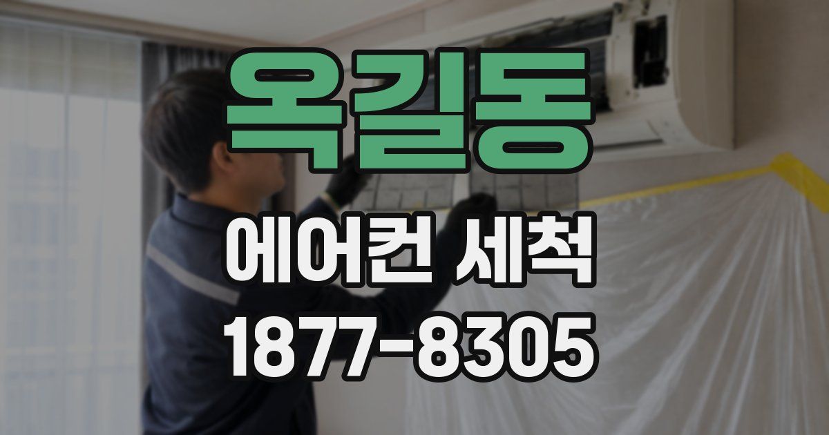 옥길동 에어컨 세척