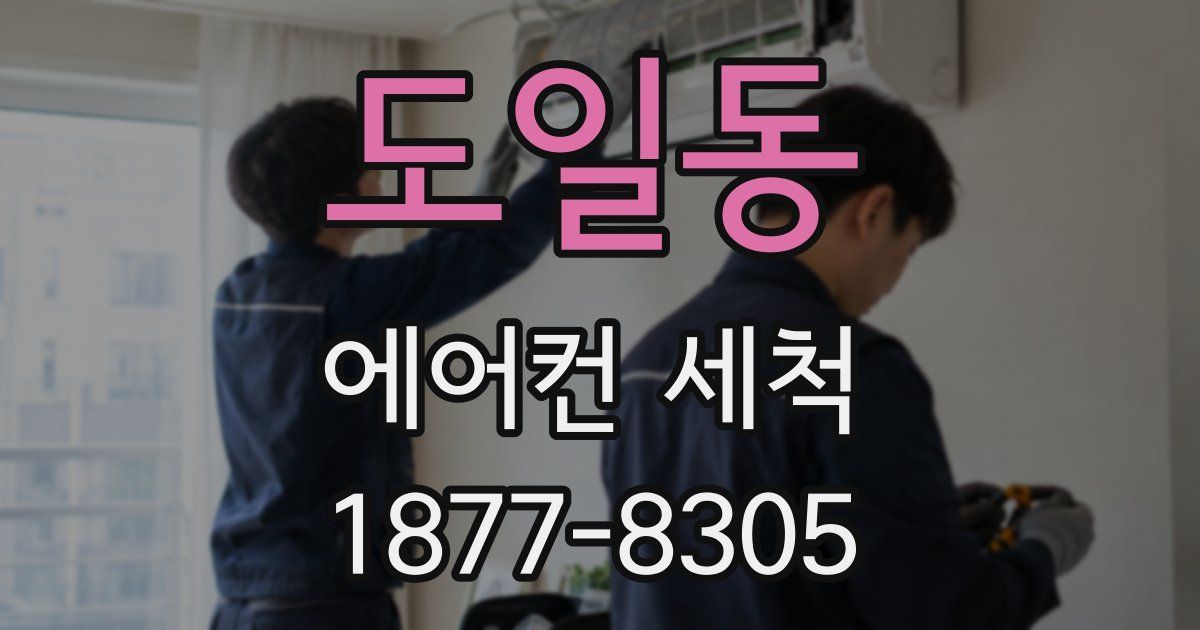 도일동 에어컨 세척