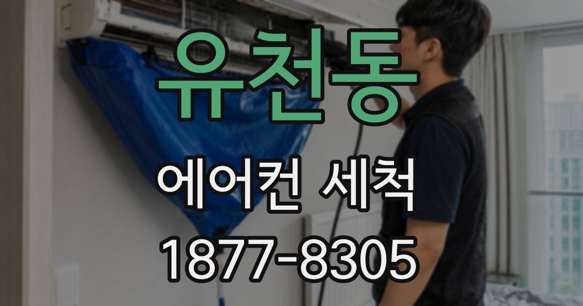 유천동 에어컨 세척
