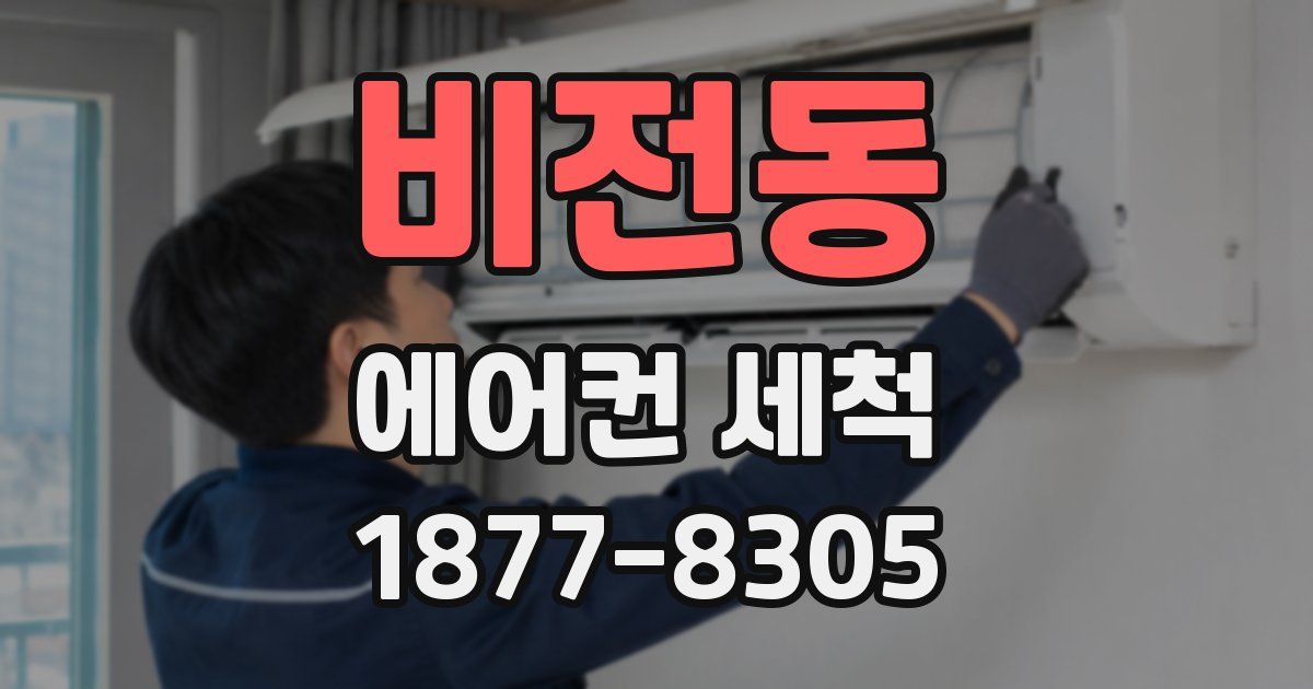 비전동 에어컨 세척