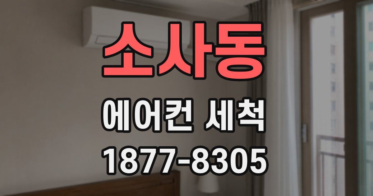 소사동 에어컨 세척