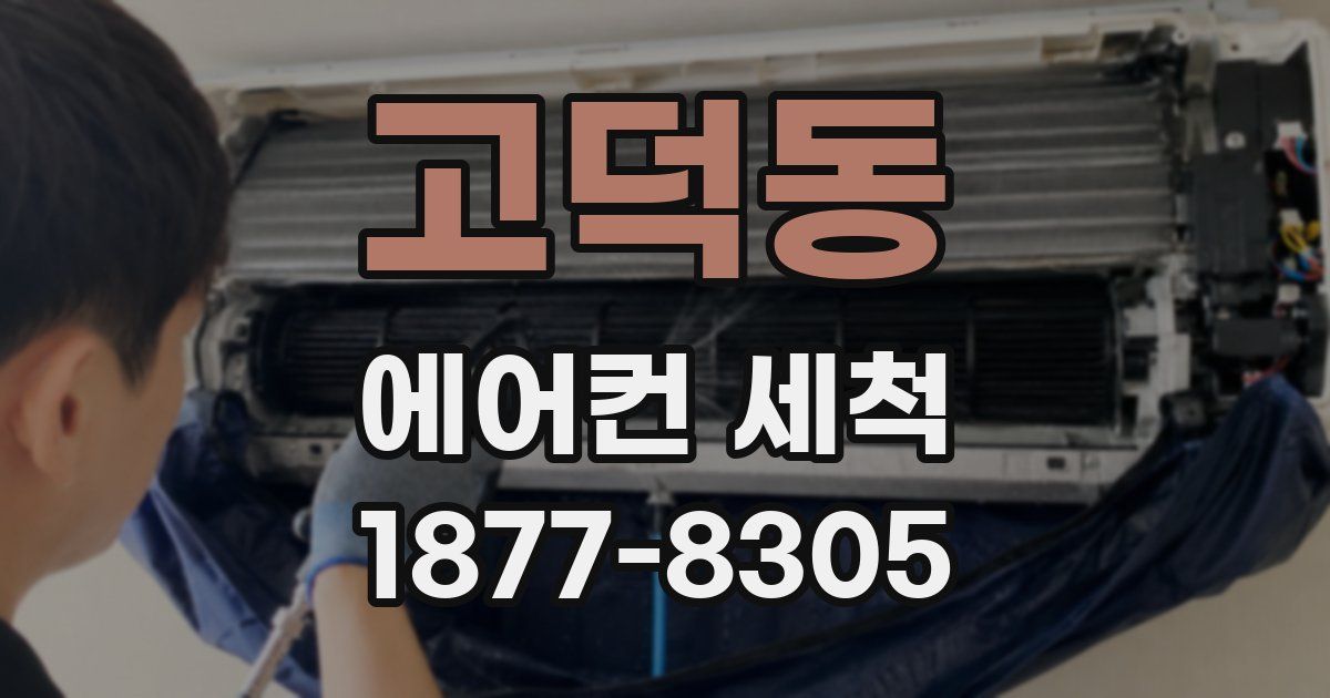고덕동 에어컨 세척