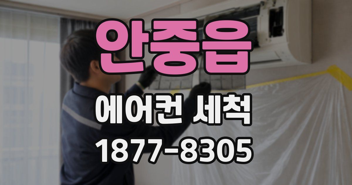 안중읍 에어컨 세척