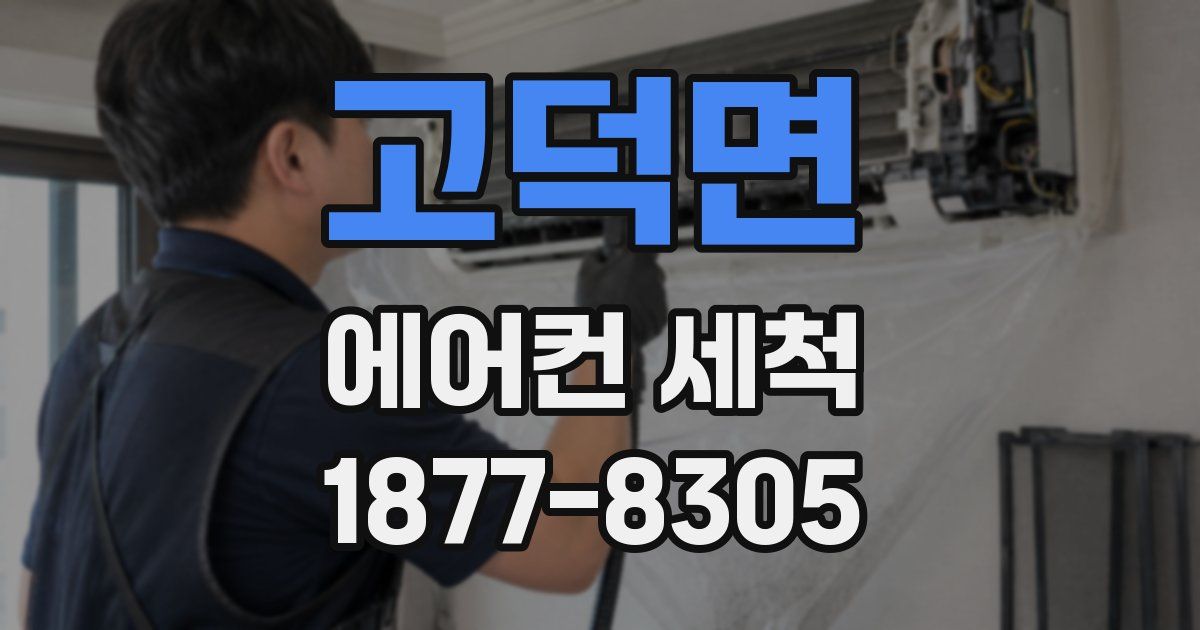 고덕면 에어컨 세척